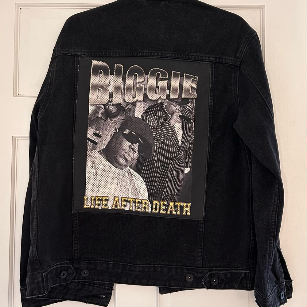 Graphic Denim Jacket